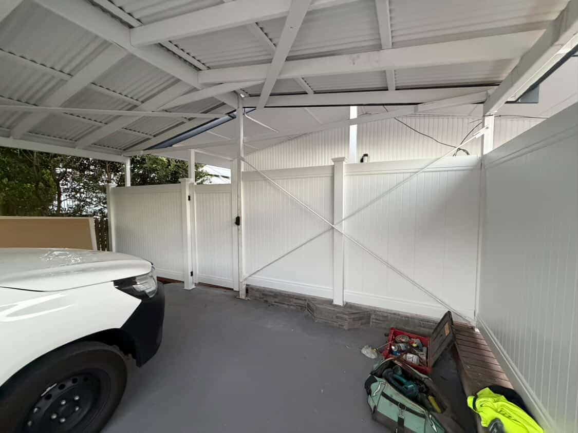 Fencing work sample